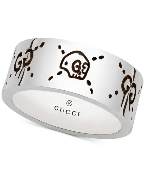 gucci gjost ring|Gucci ghost ring men's.